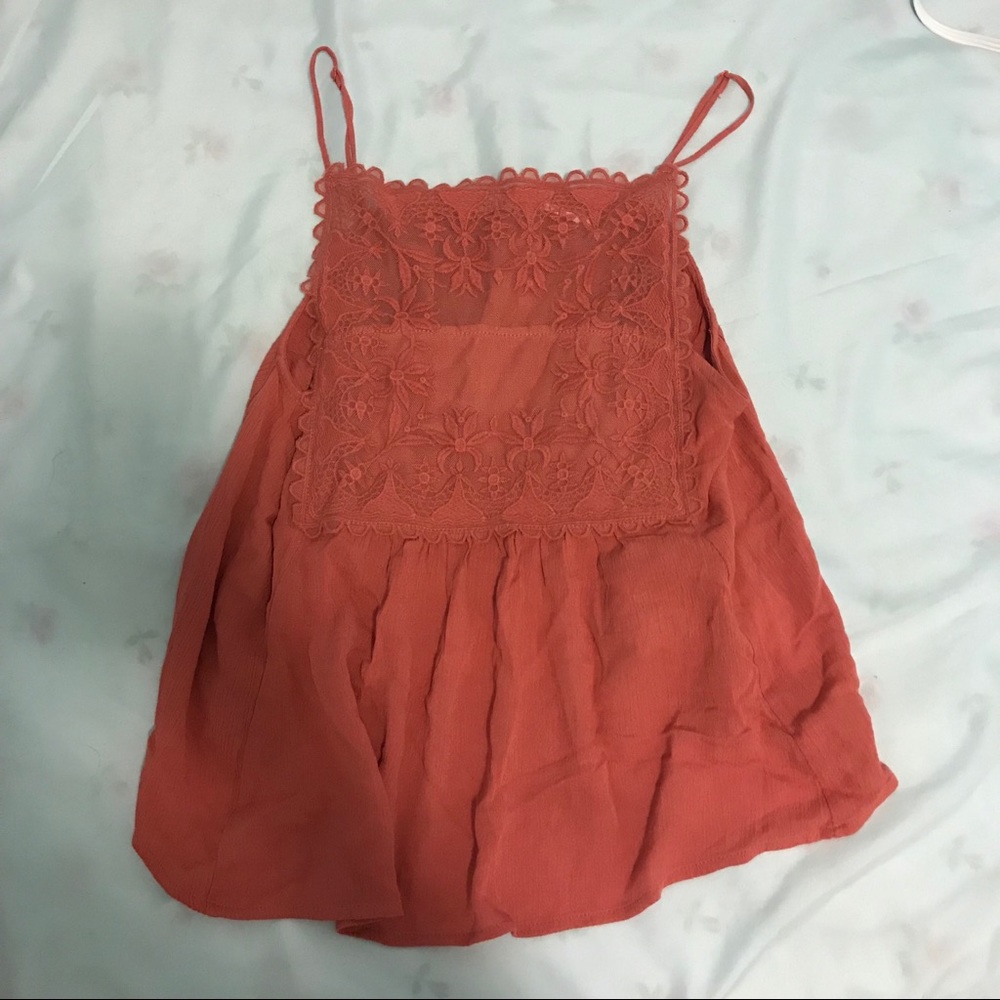 Embroidered Square Neck Tank - Picture 3 of 6